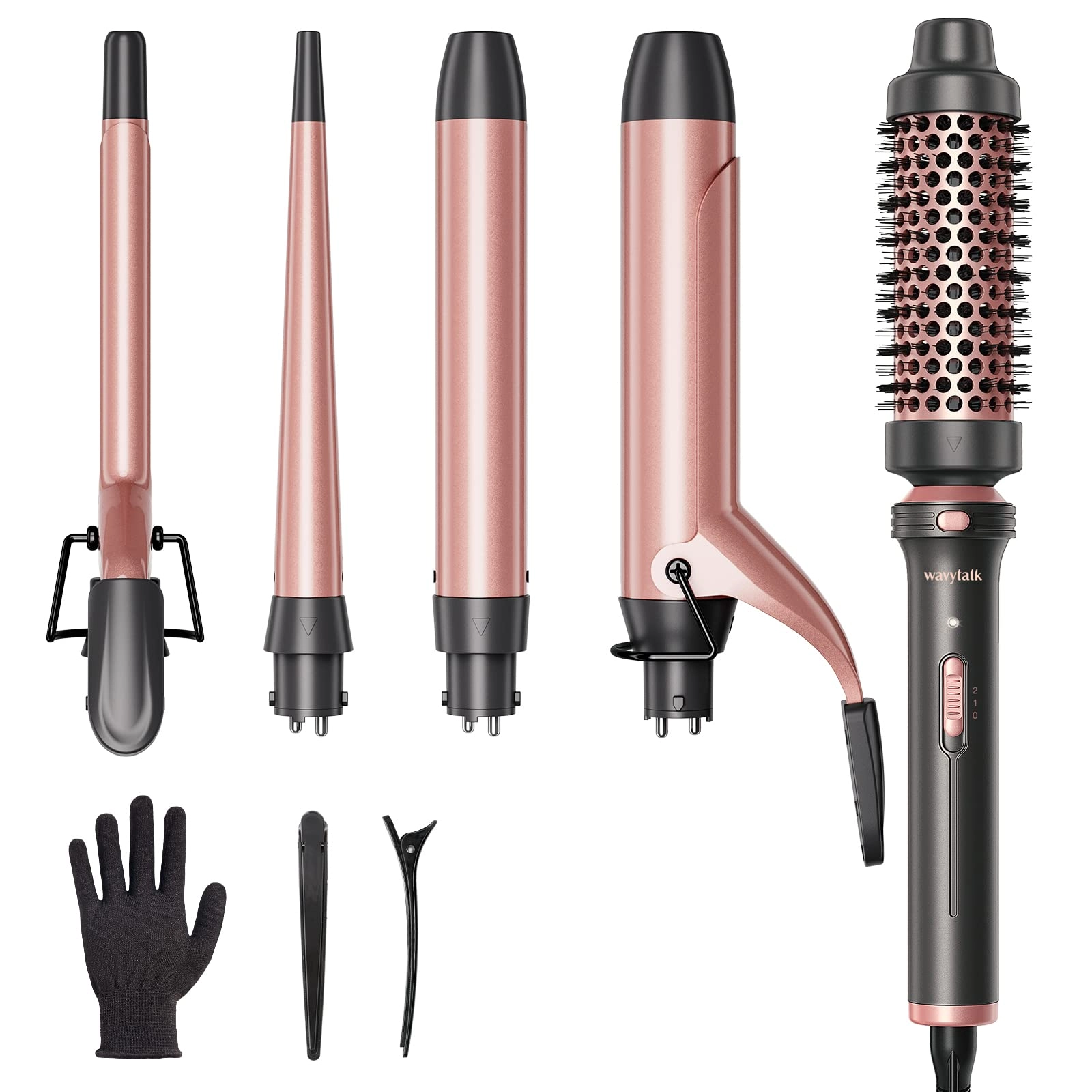 5 in 1 Curling Iron Set - 0.5'-1.25'