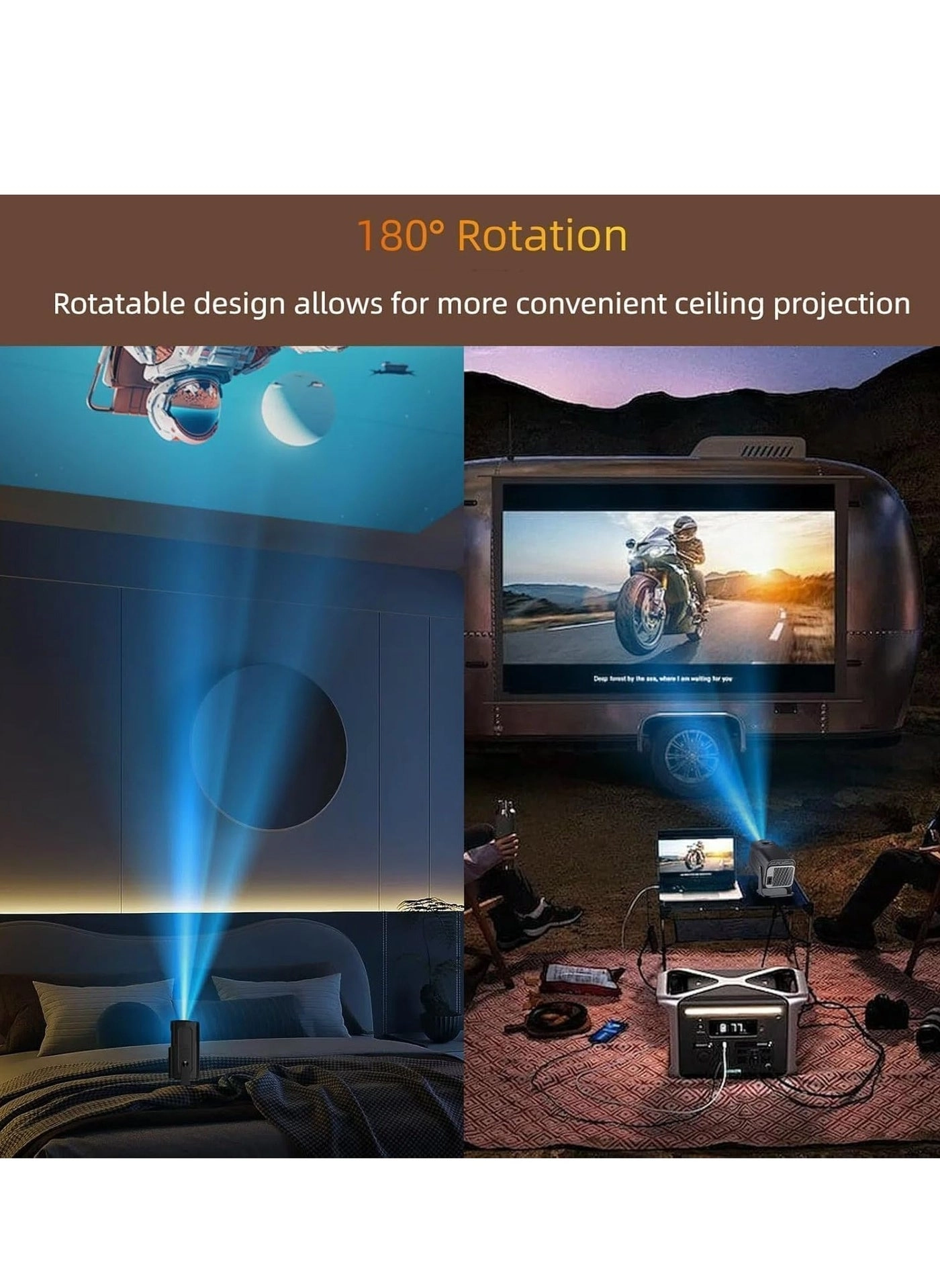 HD Smart Projector 120ANSI Lumens