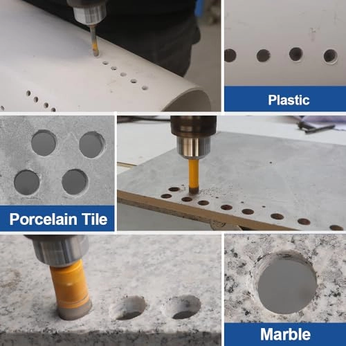 Dry Diamond Drill Bits - Diamond 6Pcs 1/4 Inch(6mm)