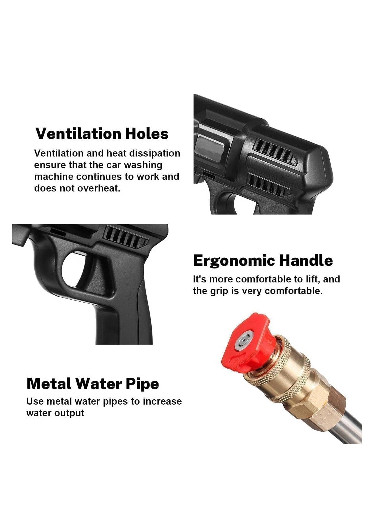 Cordless Portable Washer - 48V 200W 30Bar