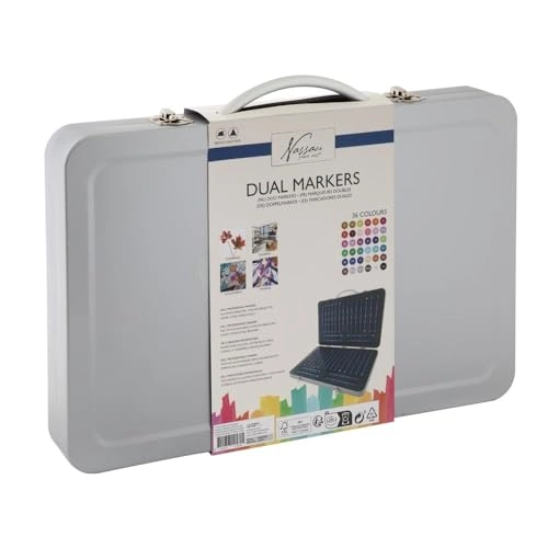 Nassau - Round dual markers - 36 pcs