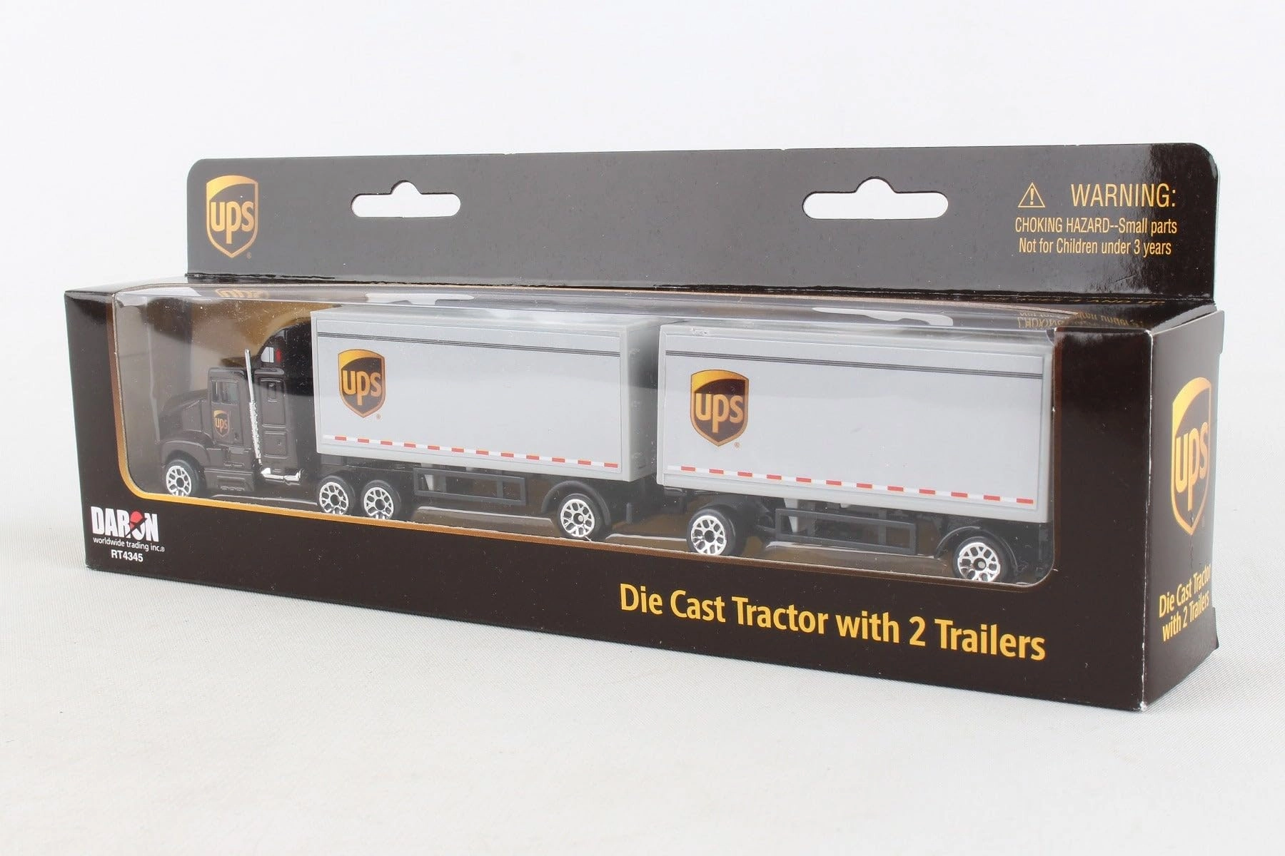UPS Die Cast Tractor - 3pcs