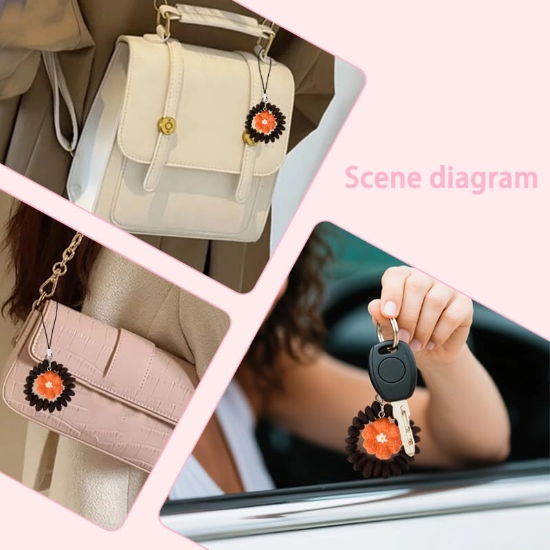 Coffee Bean Keychain Strap Bag Charm - S Bread