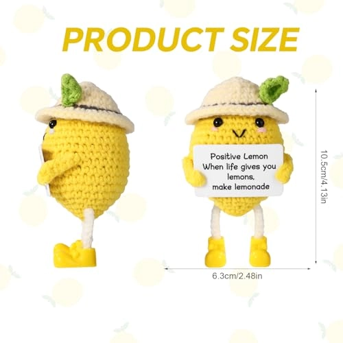 Funny Positive Lemon - 10 cm Cotton