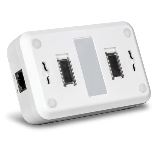 2-Port Industrial Outdoor Gigabit PoE Extender - 90W 48 Volts