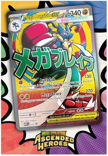 Mega Evolution Ascended Heroes Premium Poster Collection - 10pcs