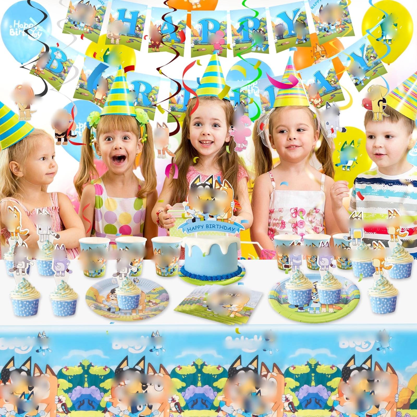 Party Tableware - 103.0 count Birthday