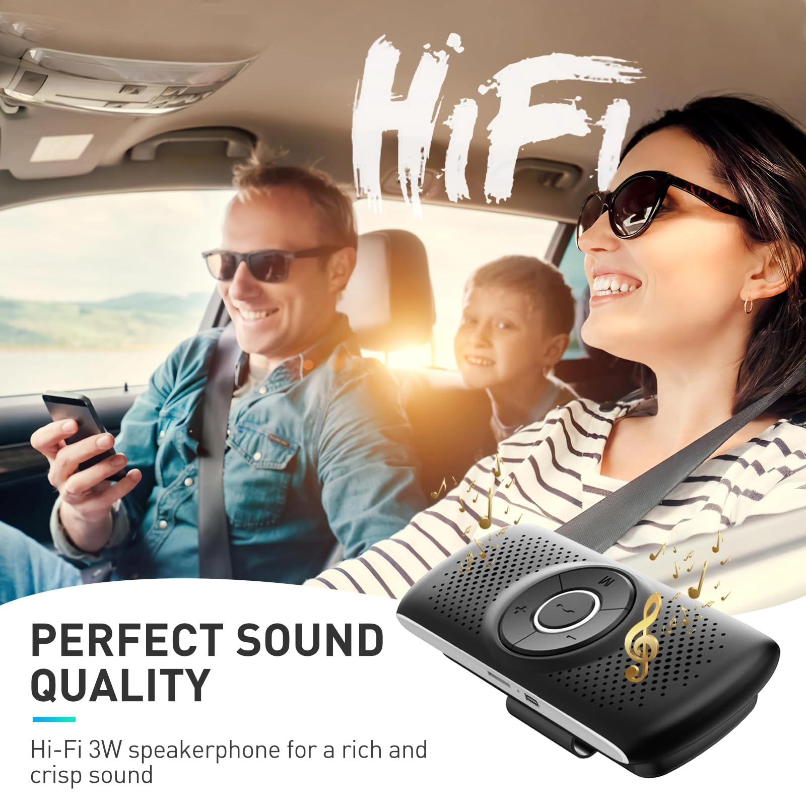Car Speaker - Bluetooth 5.3 Wireless