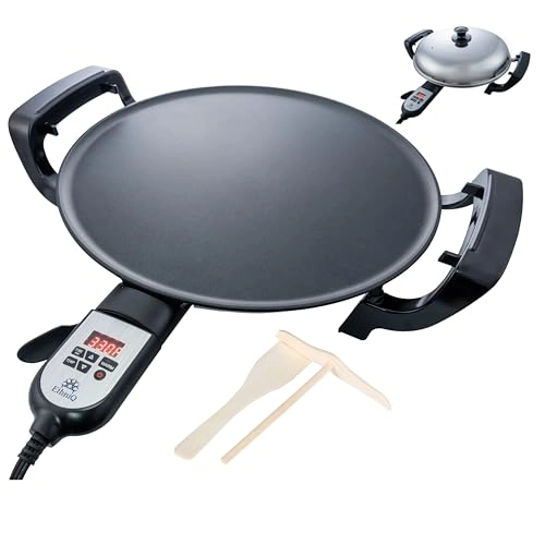 16" Electric Griddle - Digital Temperature Control Adjustable Heat Control Nonstick