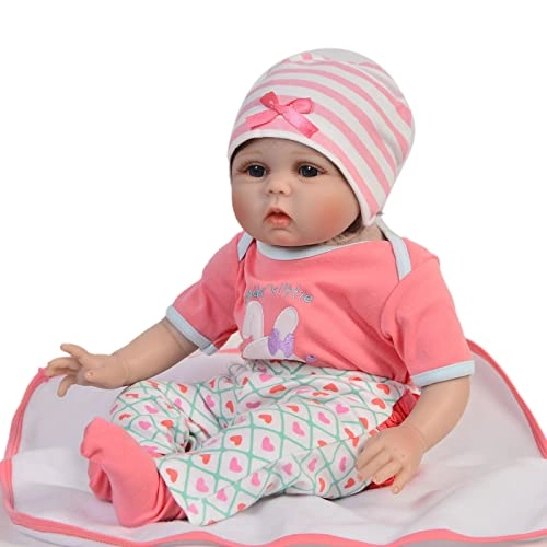 Reborn Baby Doll - 55cm 22" Vinyl Cotton Body