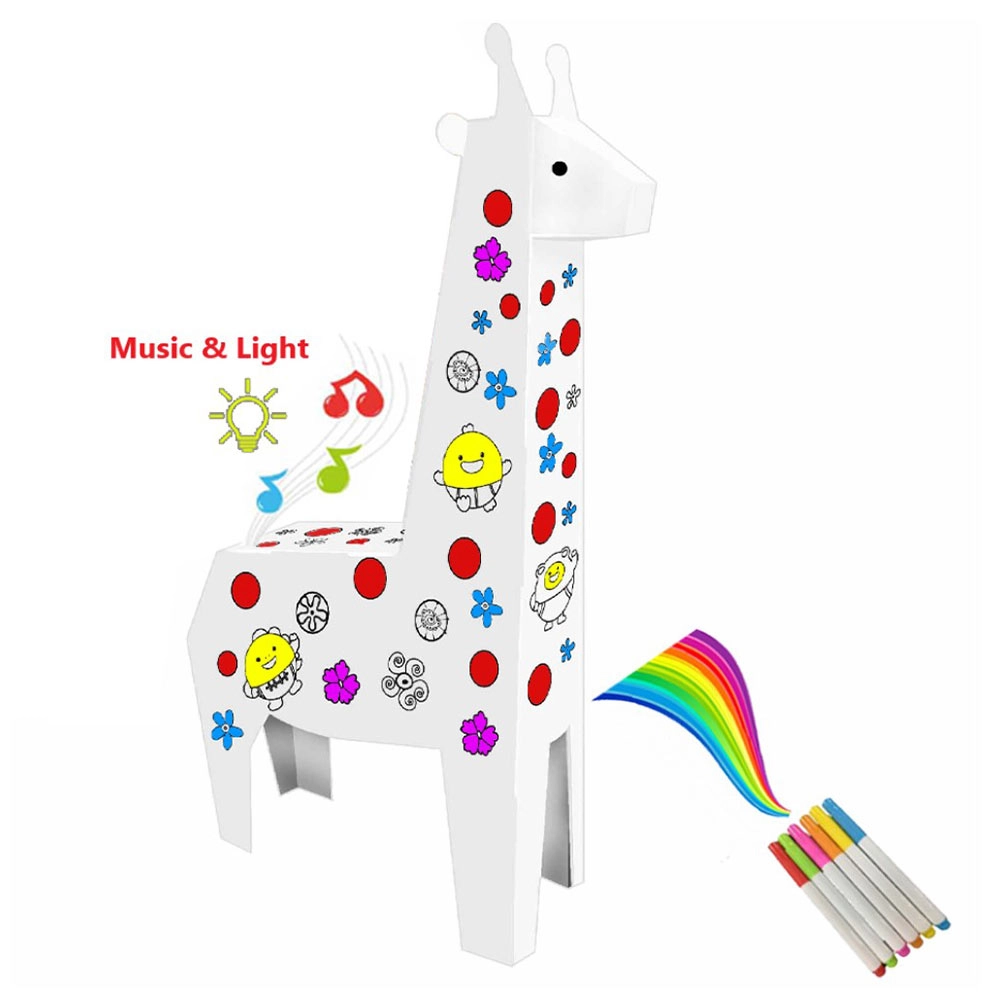 SAMBOX Diy Doodle Coloring Giraffe With Music And Light