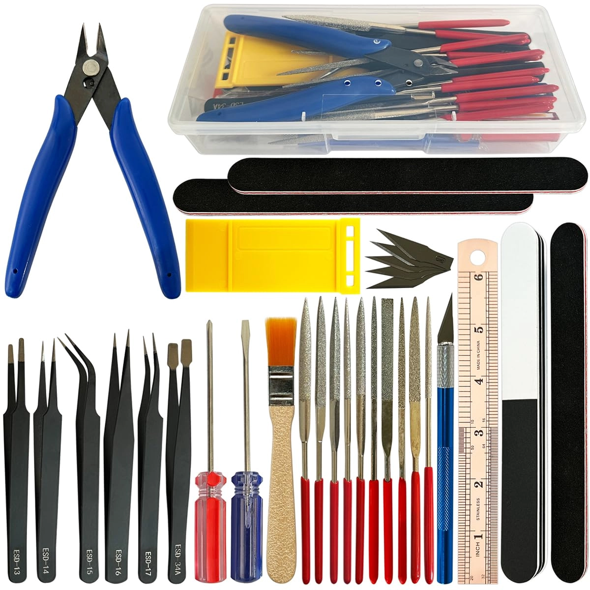 KOOMEKI Model DIY Tool Kit - stainless steel 32 pieces