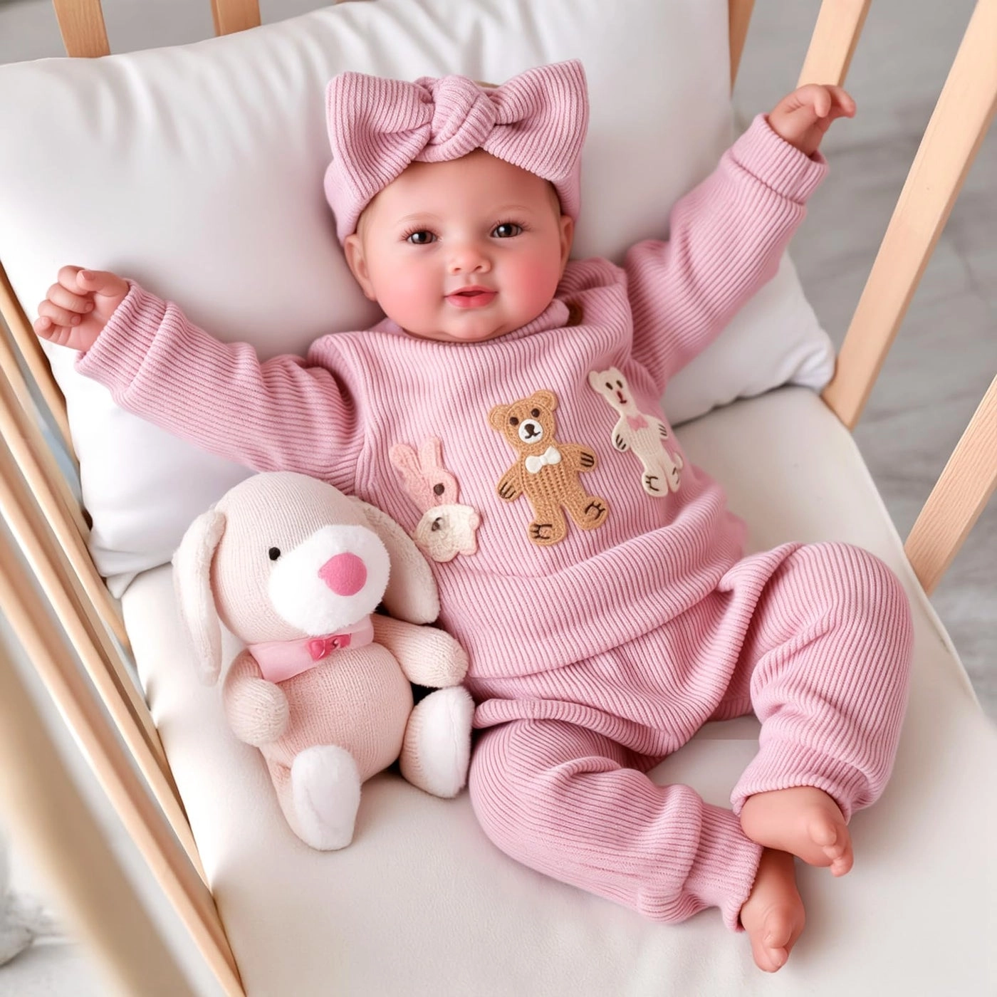 Benson Reborn Baby Doll - 20-Inch Vinyl Cotton Ages 3+