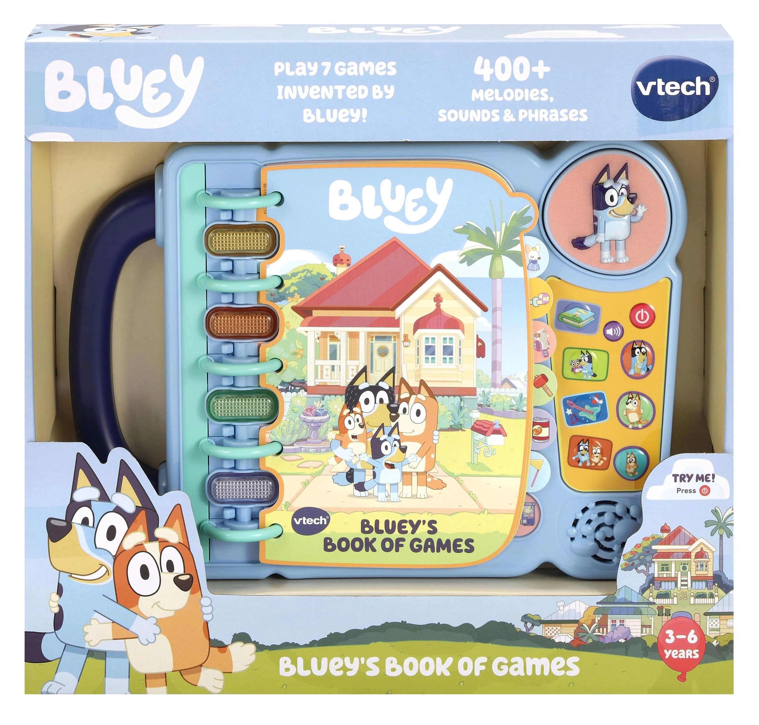 VTech Bluey's Book of Games - 3+ Years