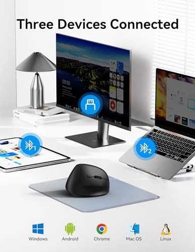 Ergonomic Mouse - 2.4G Bluetooth