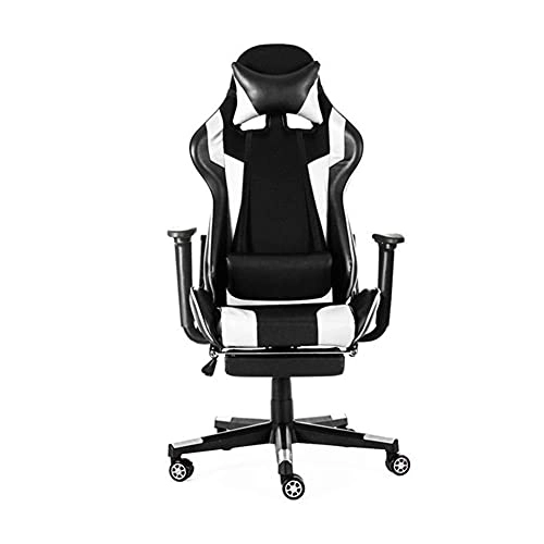 Desk Chair - PU Leather Brown High Back