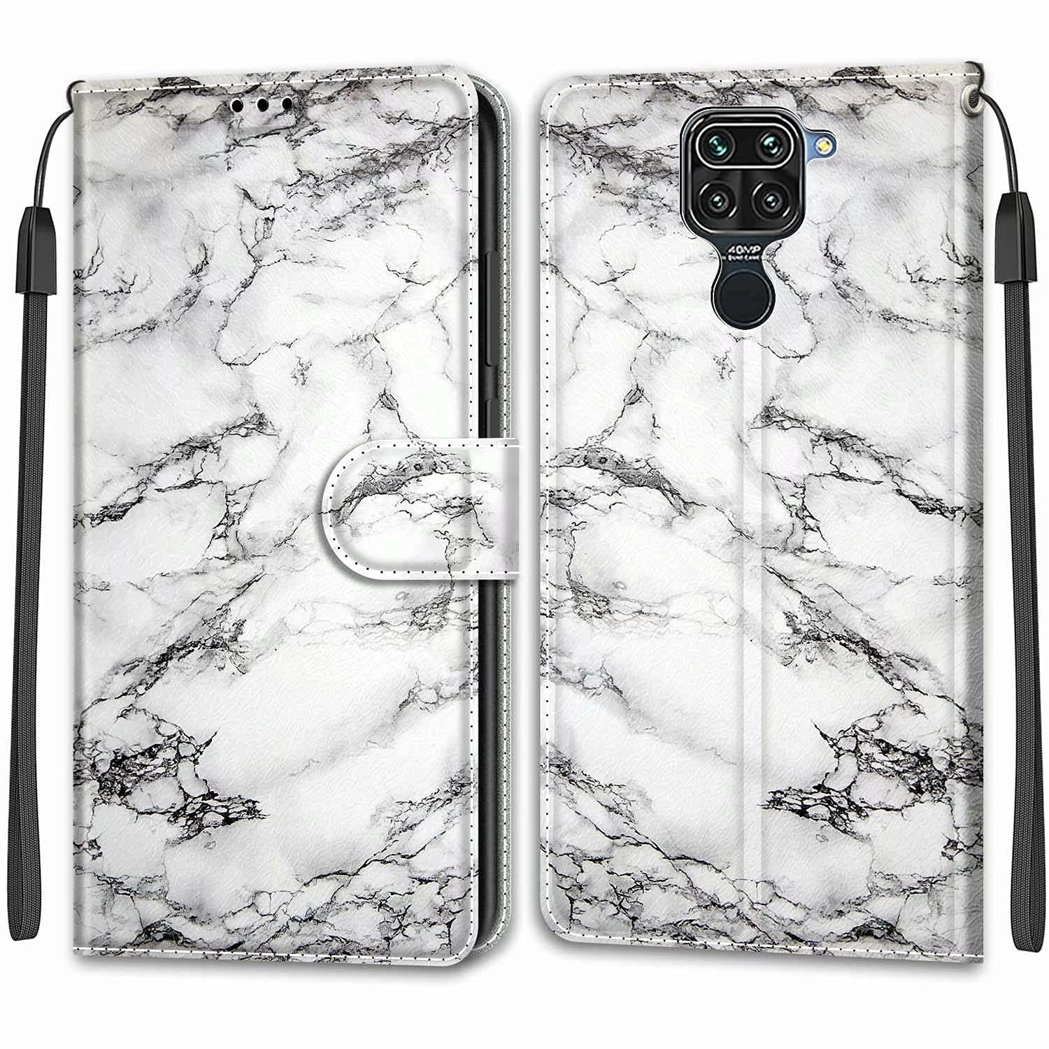 Nadoli Wallet Case - Faux Leather Thermoplastic Polyurethane for Xiaomi Redmi Note 9