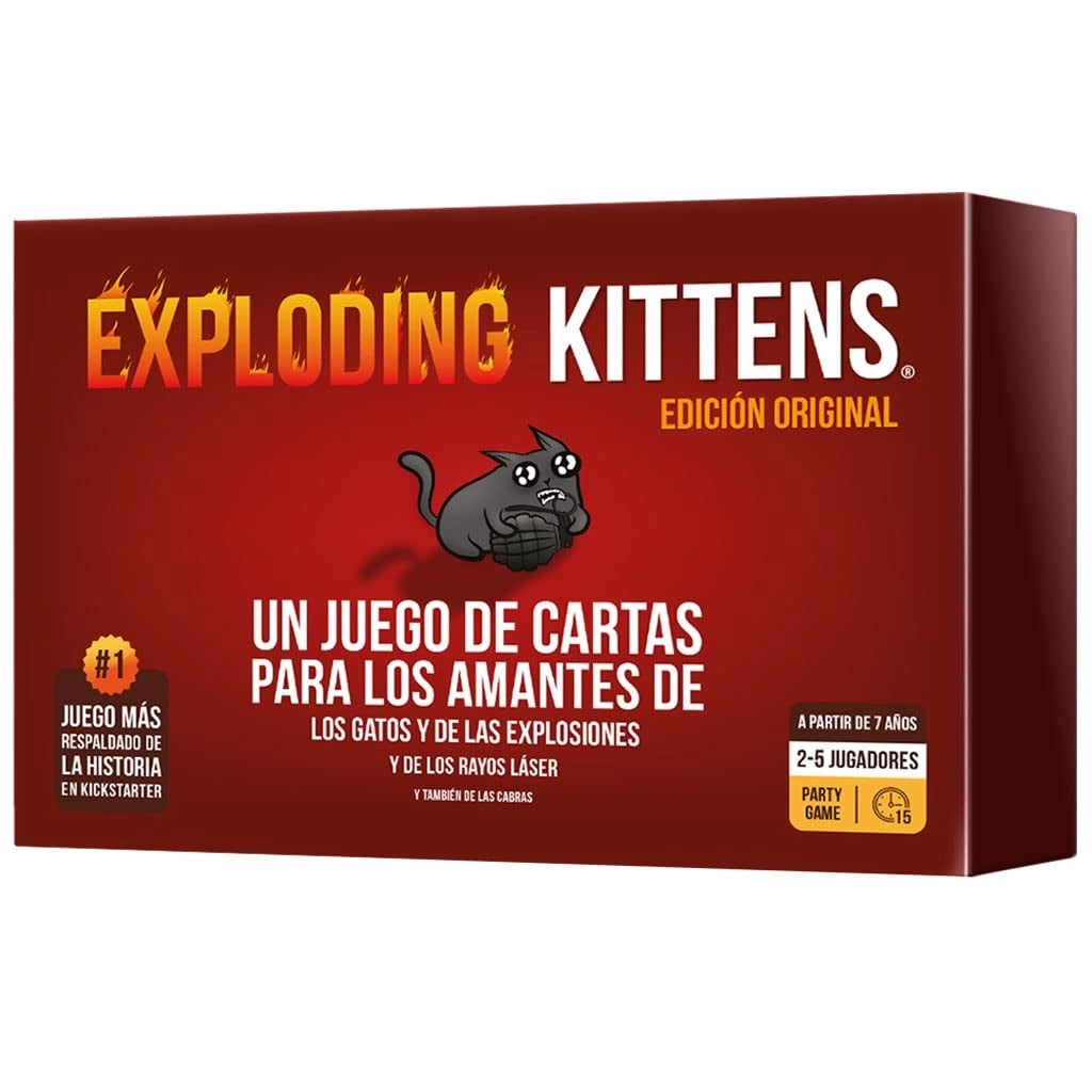 Exploding Kittens: Edicion Original - Juego de Cartas (Spanish)