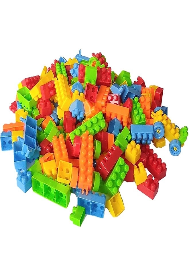 Plastic Building Blocks - 100pcs