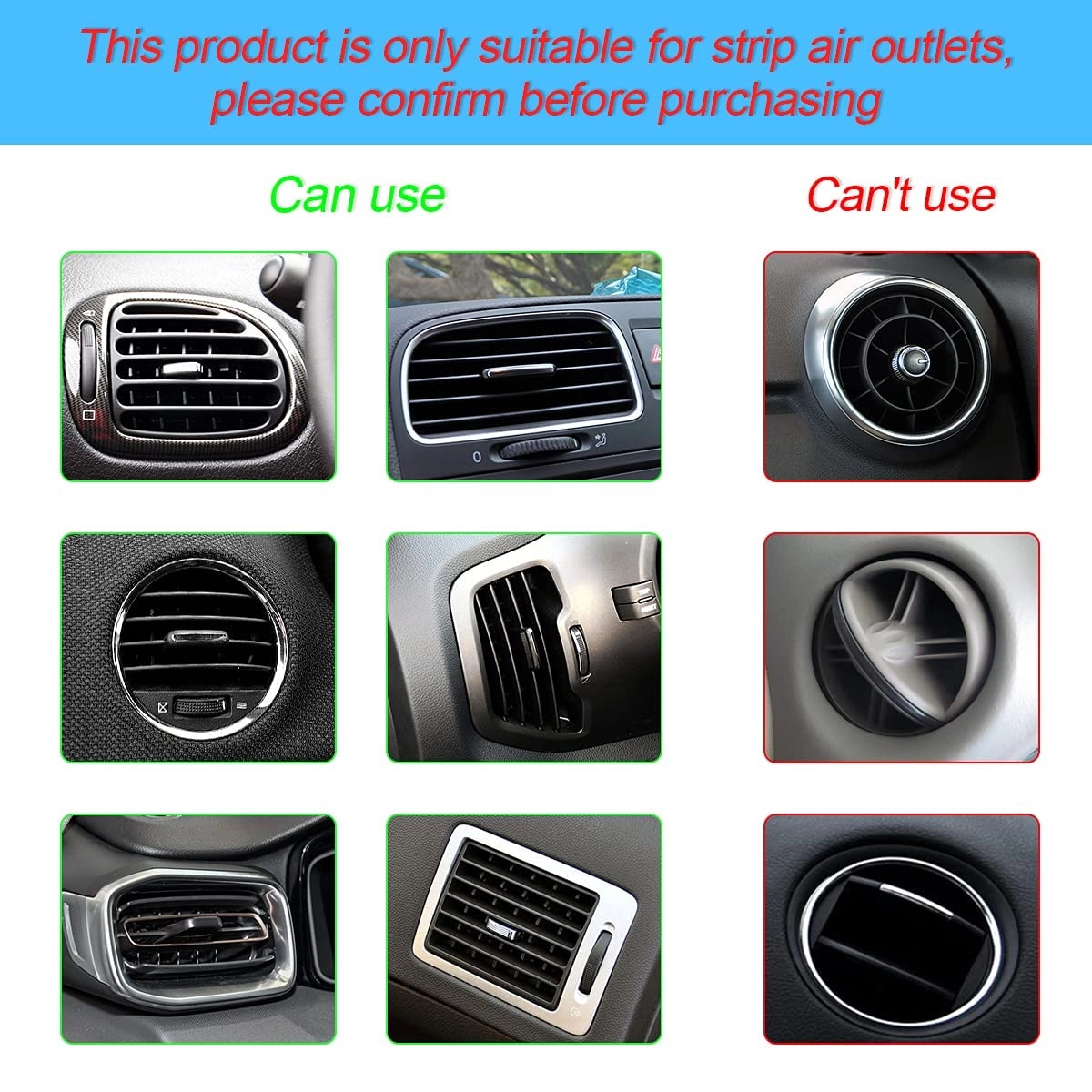Universal Car AC Vent Decoration Strip