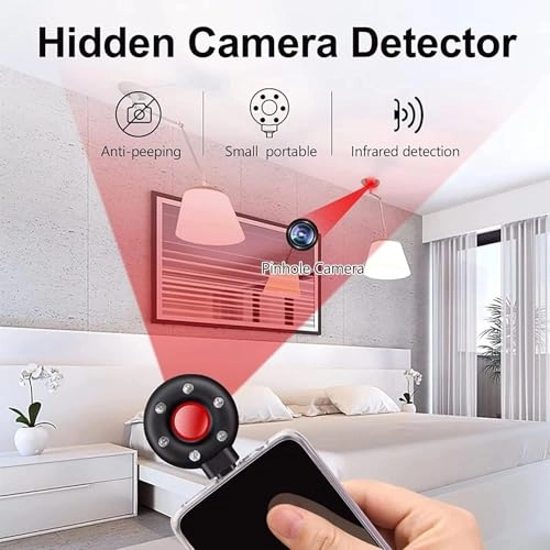 HX13 - Hidden Camera Detector Portable Anti Spy Camera Finder