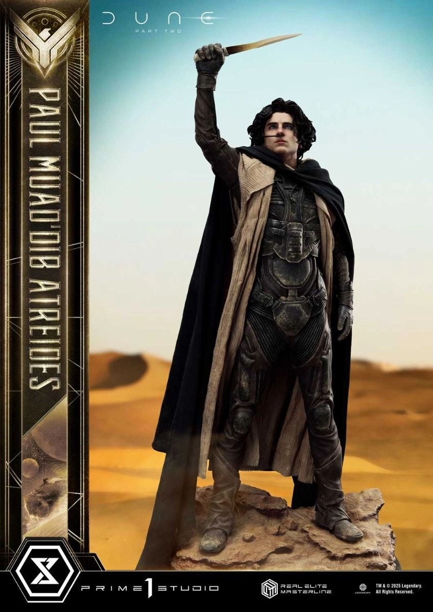 Prime 1 Studio Paul Atreides - Dune: Part Two - Masterline - Timothée Hal Chalamet likeness Themed Base