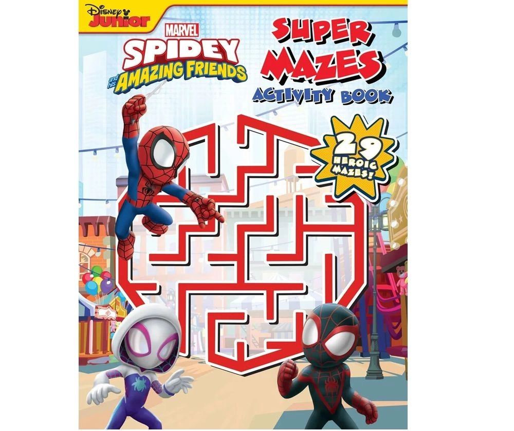 Edu Fun Spidey And His Amazing Friends Mazes Book - 3 +