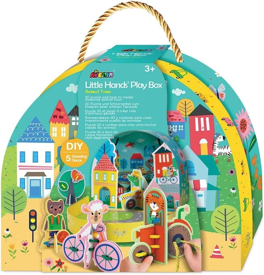 Avenir Little Hands Play Box Animal Town - 3+