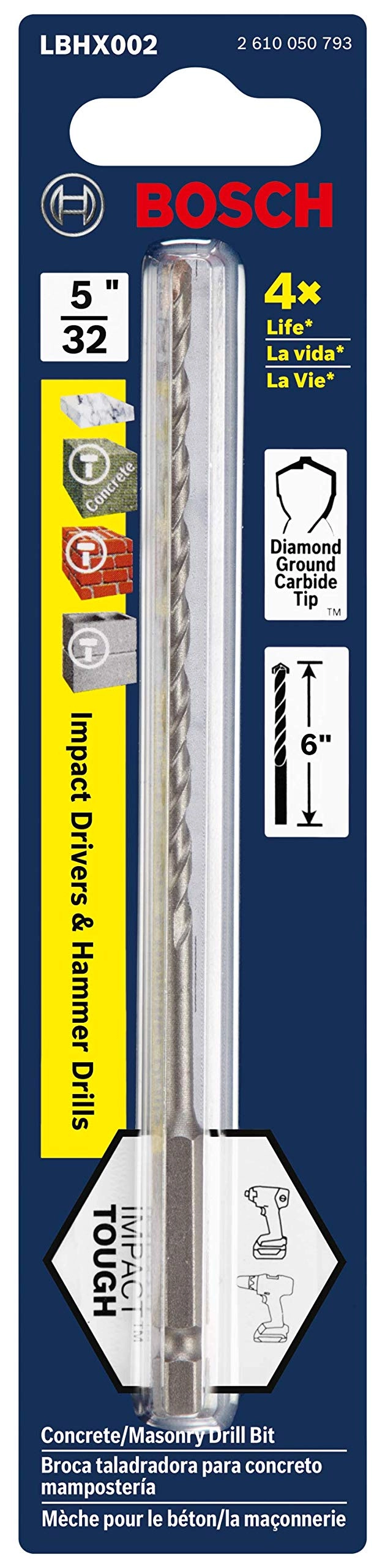 Lbhx002 - 5/32 In. X 6 In.