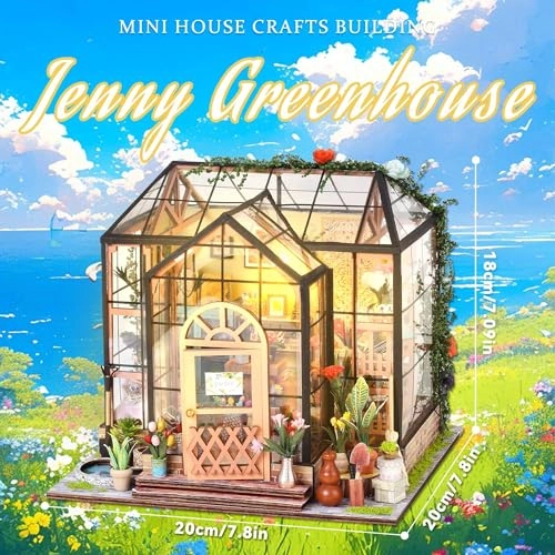 DIY Miniature House Kit - Jenny' S Greenhouse