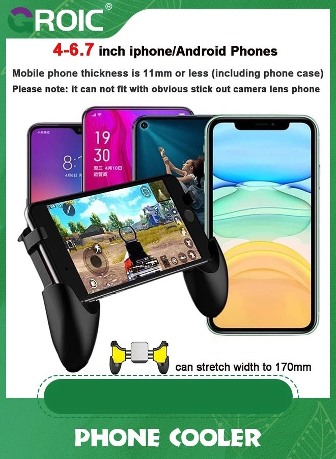 Mobile Phone Radiator Cooling Fan - Gaming Grip