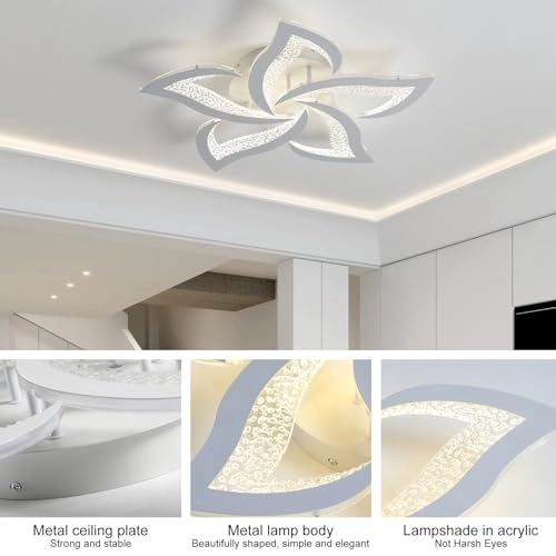 Modern Ceiling Light - 3000K-6500K Dimmable