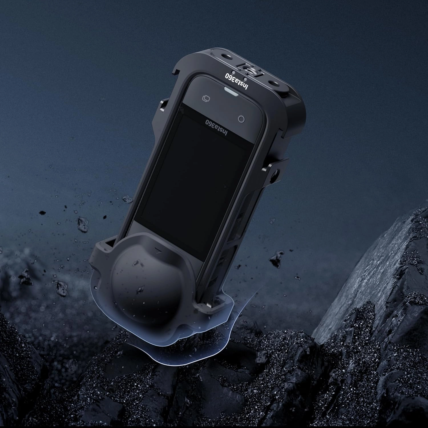 X4 - cold shoe foldout two-prong mount