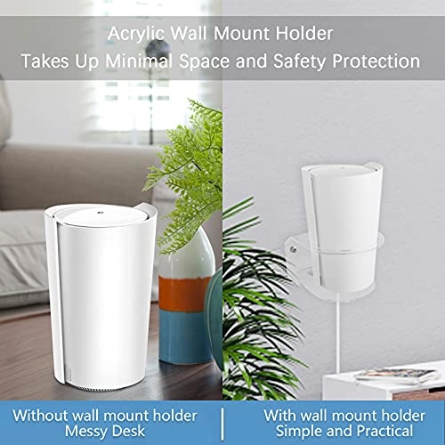 Wall Mount - Pack of 1 Linksys Velop Pro WiFi 6E Mesh System TP-Link Deco X90 AX6600