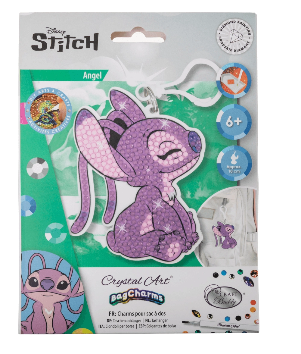 Disney Stitch Angel Crystal Art Buddy