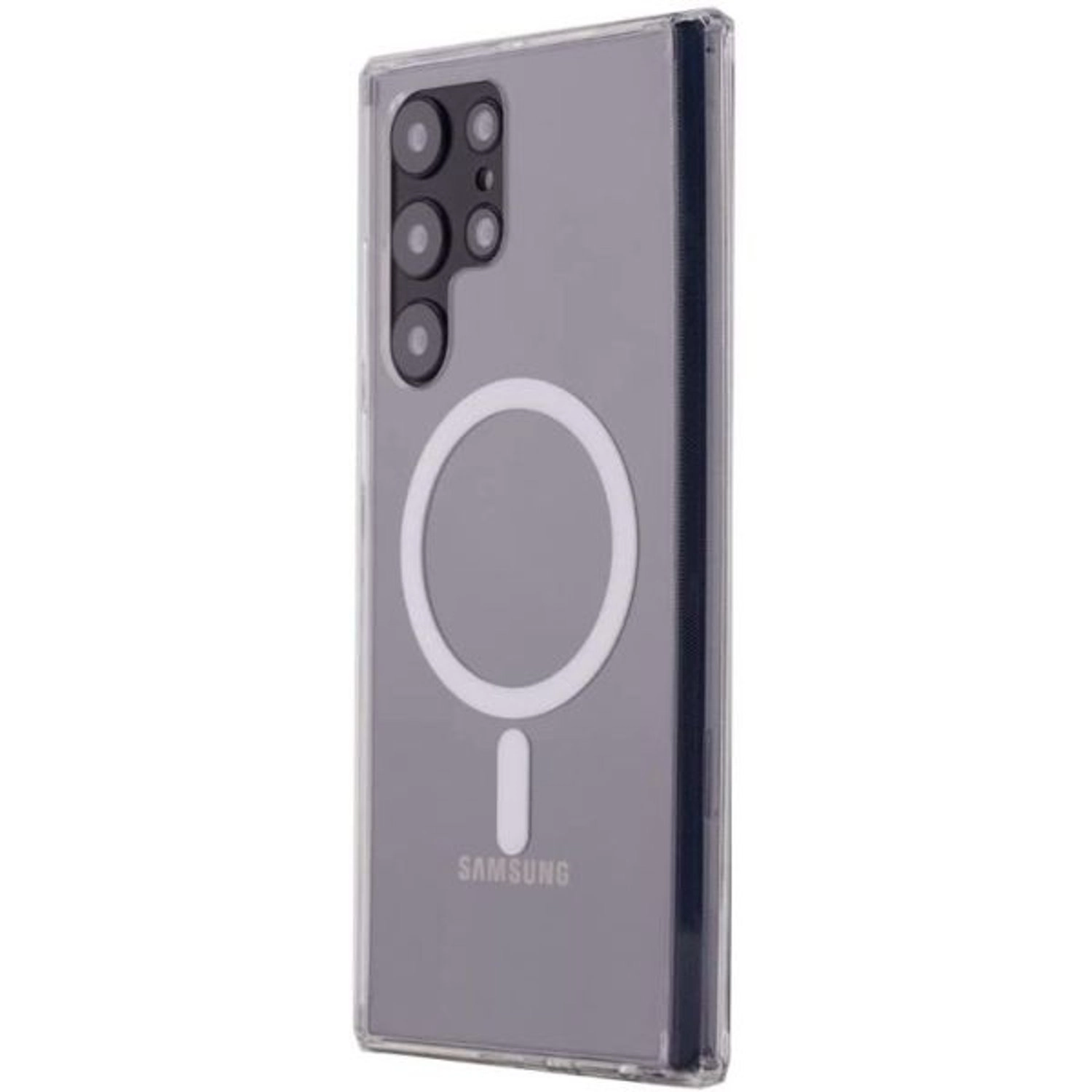 Inet Clear Case Galaxy S22 Back Case for Galaxy S22