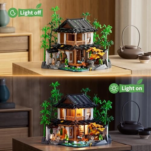 Bambushaus - Retro Chinese Garden Shed & Tree House 2432 pcs