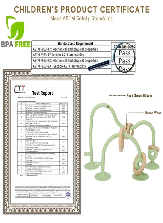 High Chair Suction Cup Toy - Babies 6-12 18 Months Silicone