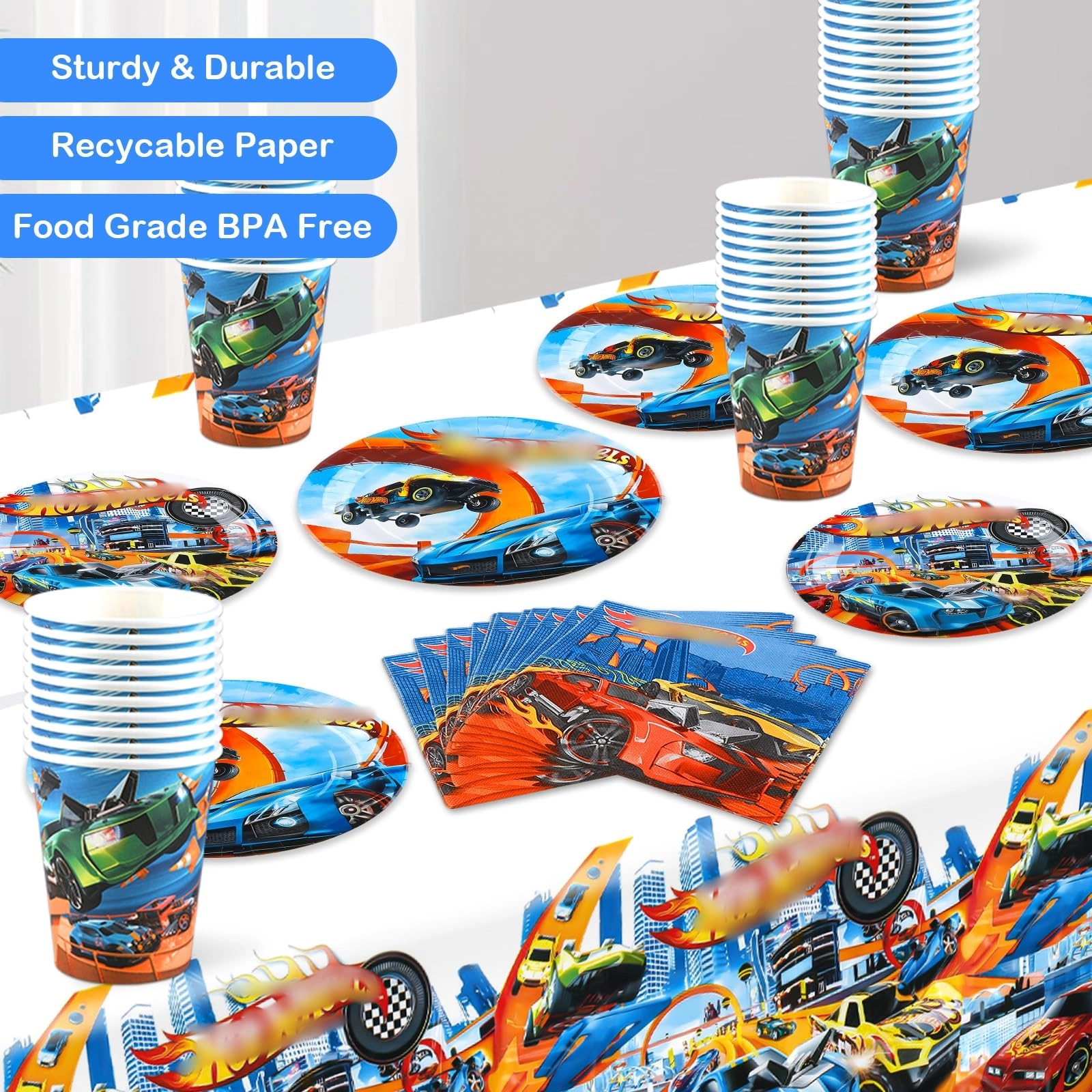 Party Tableware - 51Pcs Birthday