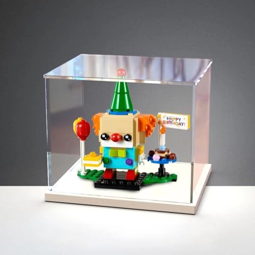 Figures Display Box for LEGO 40348 Happy Birtthday Cllown - acrylic