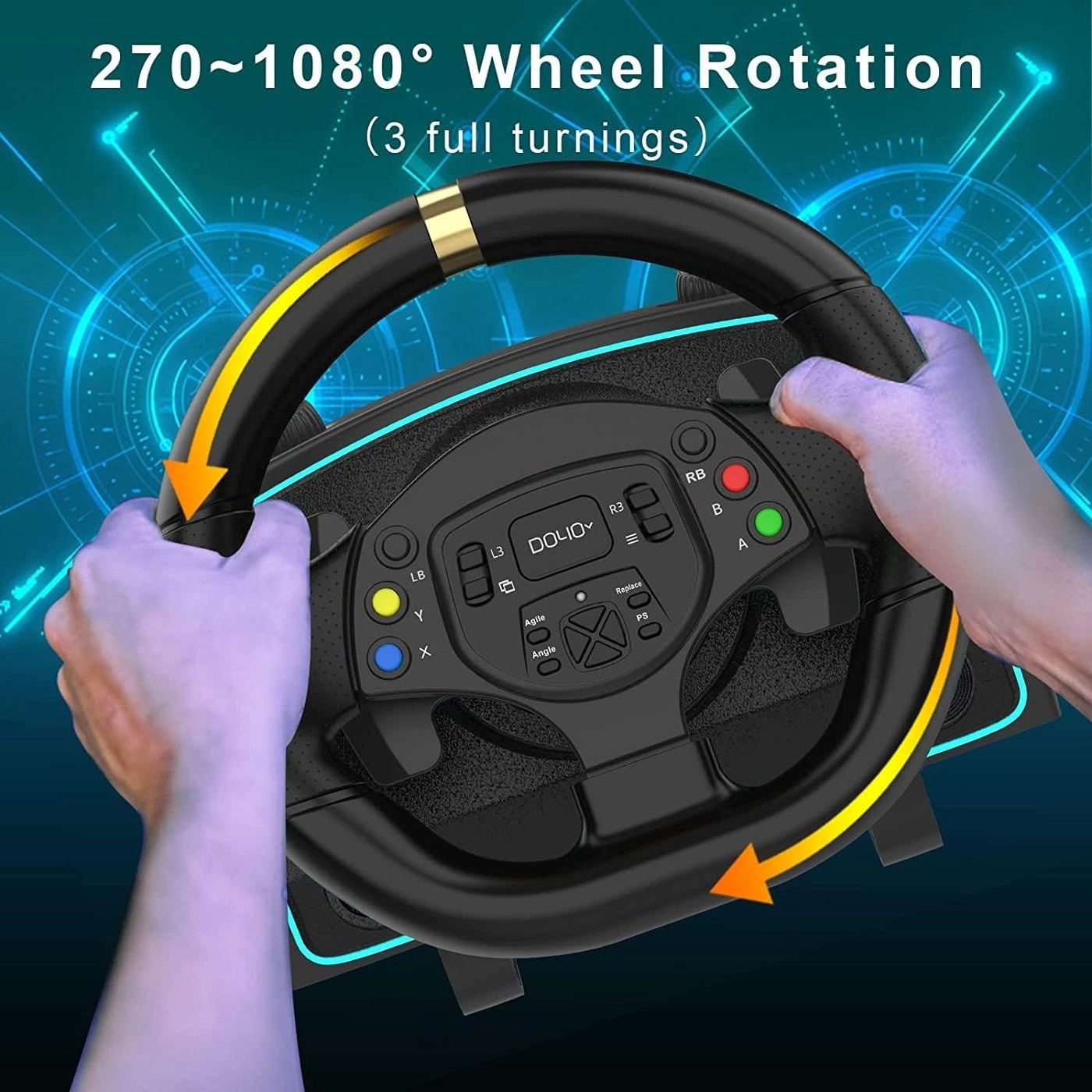 G30 Racing Wheel & Pedals - PC PS4 Xbox ONE Xbox 360 Xbox Series X PS3 Xinput NS Android