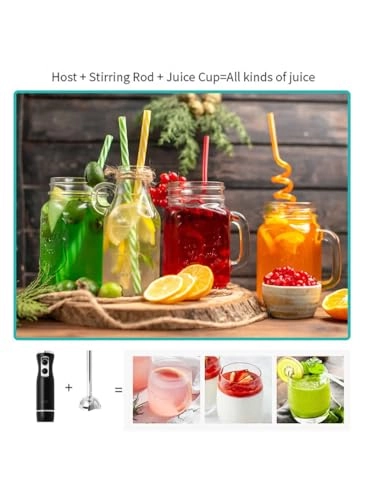 RAF 4-in-1 Hand Blender Set - 600 Milliliters 1600 watts