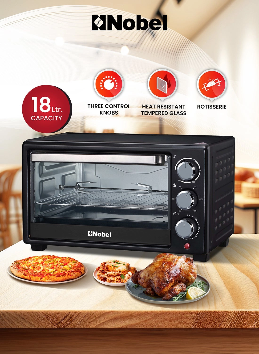 Nobel NEO20 Electric Oven Black
