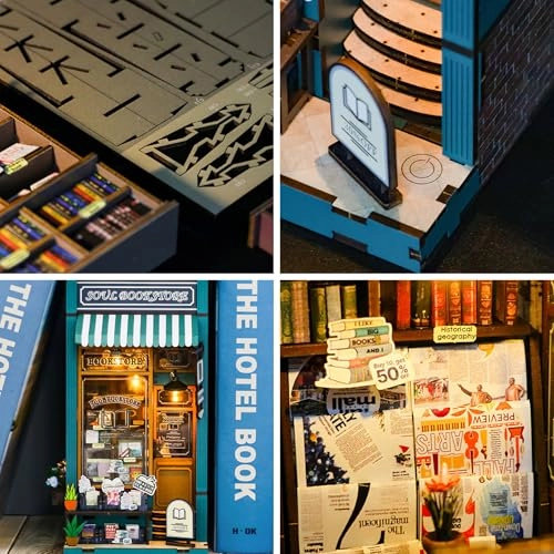 Miniature Book Nook House Kit