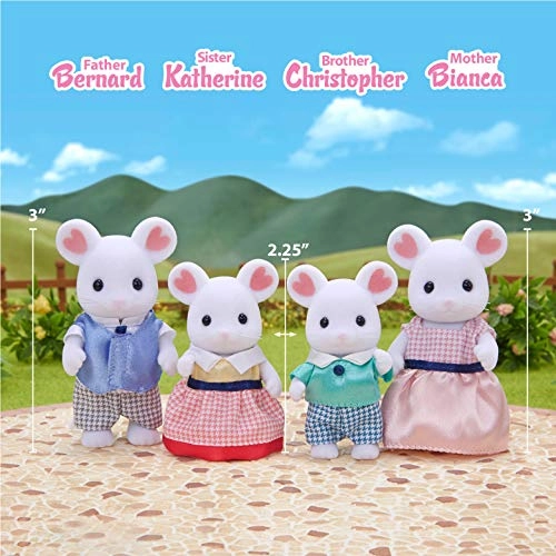 Marshmallow Mouse Family (CC1802) 4 pcs