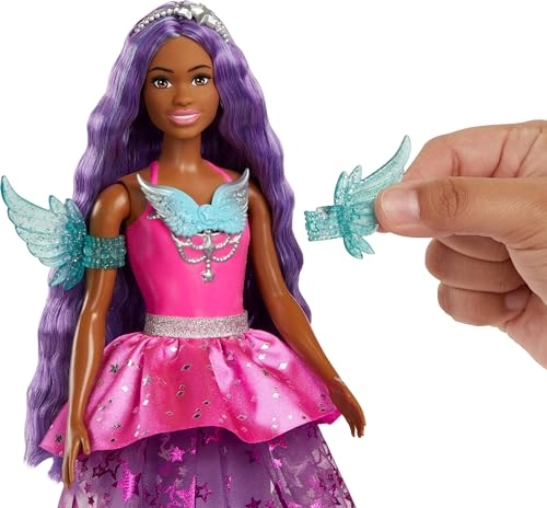 Brooklyn Roberts Doll - 7-inch-long purple hair 2 fantasy pets Ages 3+