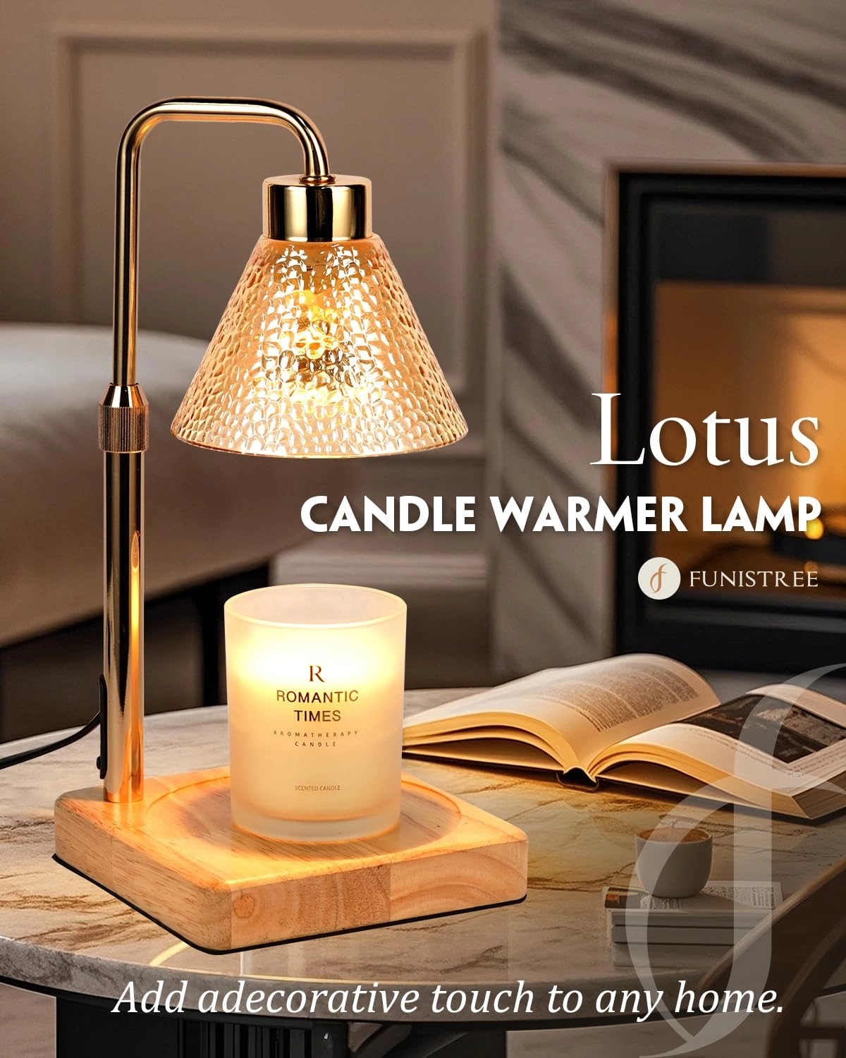 Strawberry Candle Warmer Lamp - Timer Dimmable