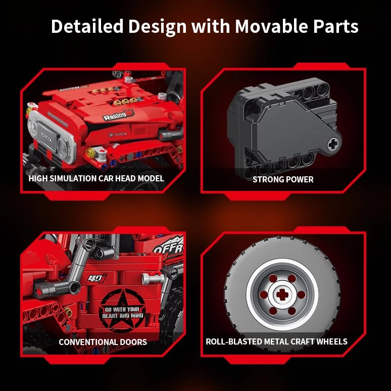 Pull-back Technic Car Building Set (8602)