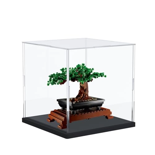 Acrylic Display Case - 25 x 25 x 25 cm Black base