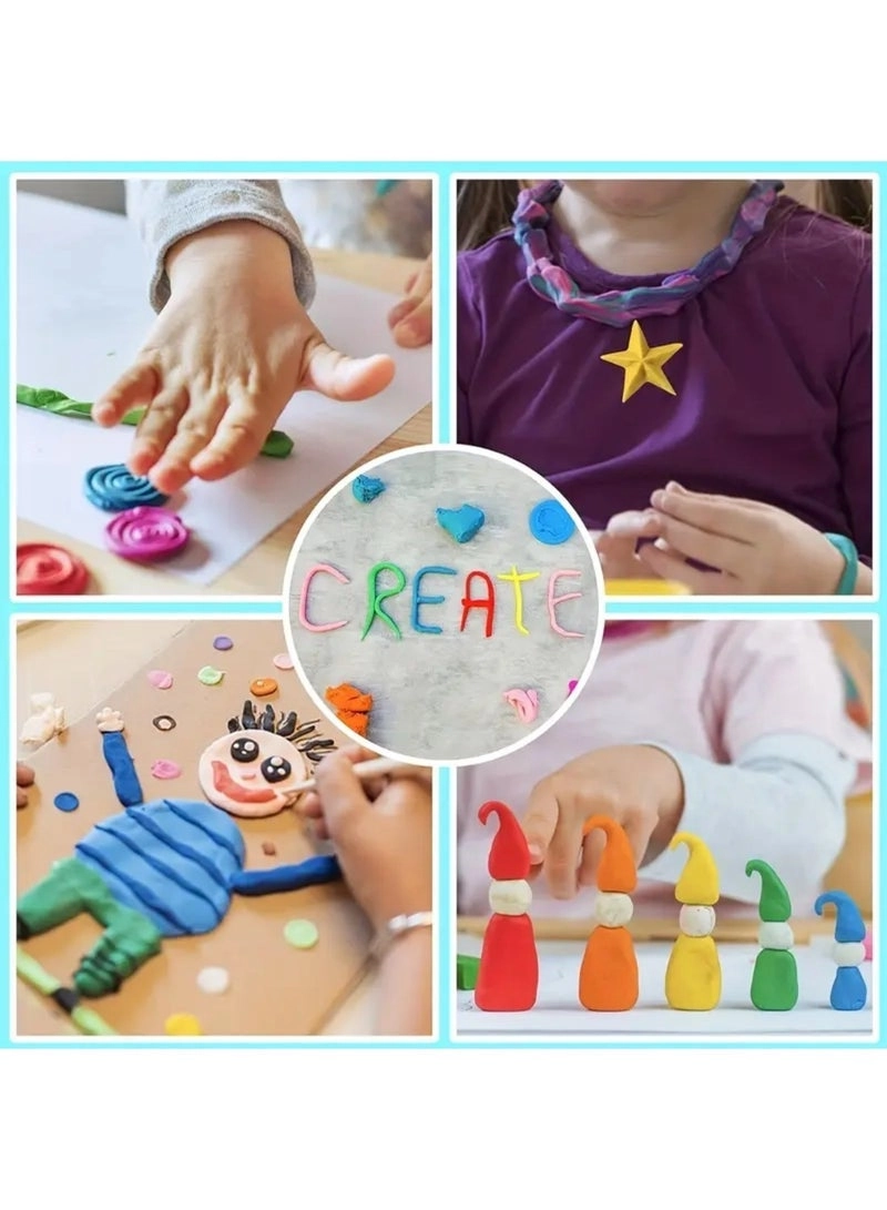 Air Dry Clay Kit - 12 Pcs
